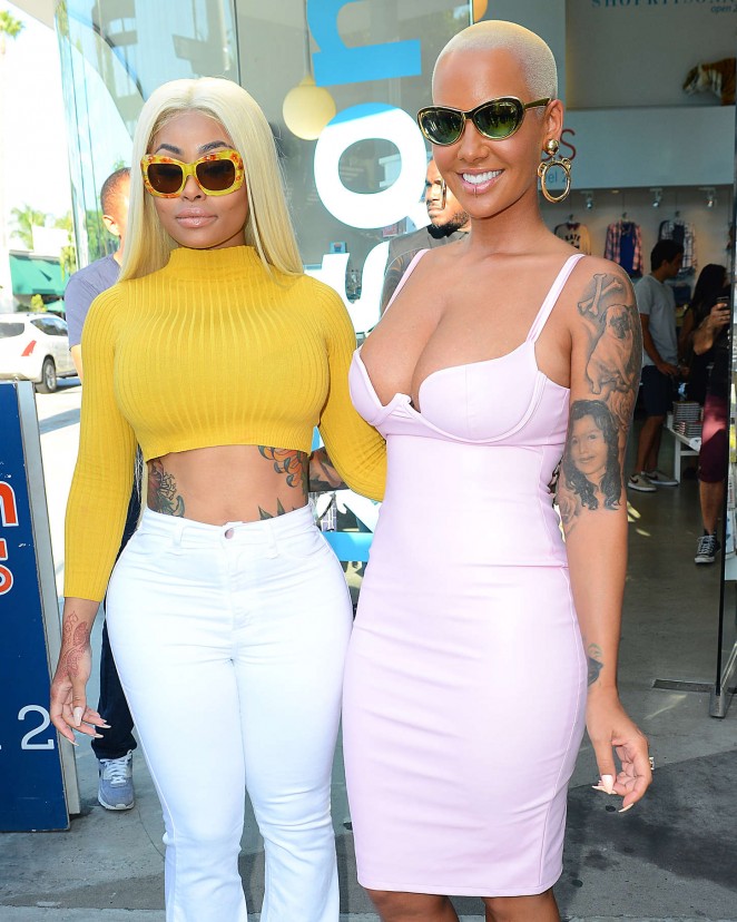Amber Rose 2015 - Amber Rose And Blac Chyna - HD Wallpaper 
