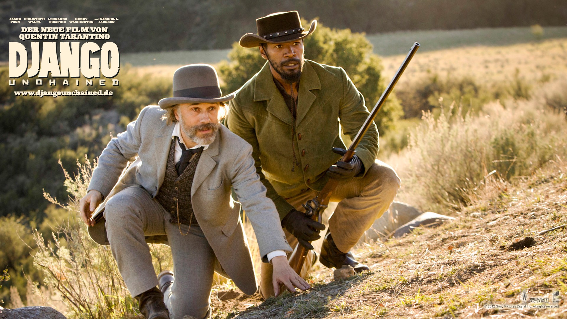 Wallpaper - Django And Dr King Schultz - HD Wallpaper 
