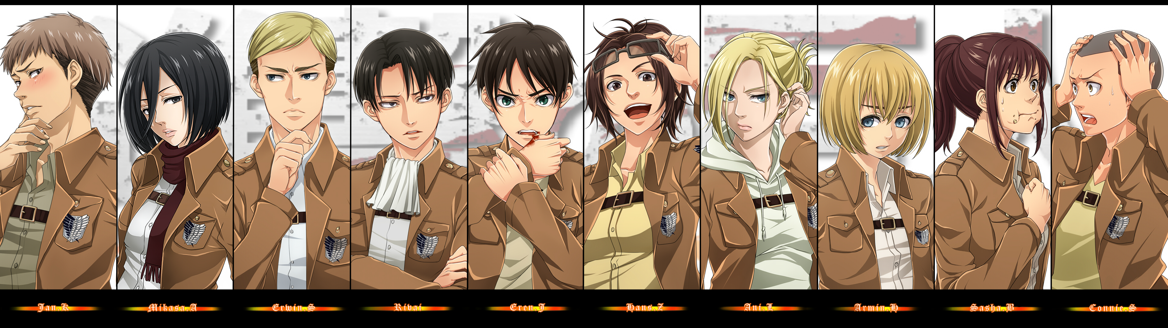 Featured image of post Attack On Titan Season 1 Characters / A small percentage of humanity survived by walling themselves in a city protected by extremely high walls, even taller than the biggest.