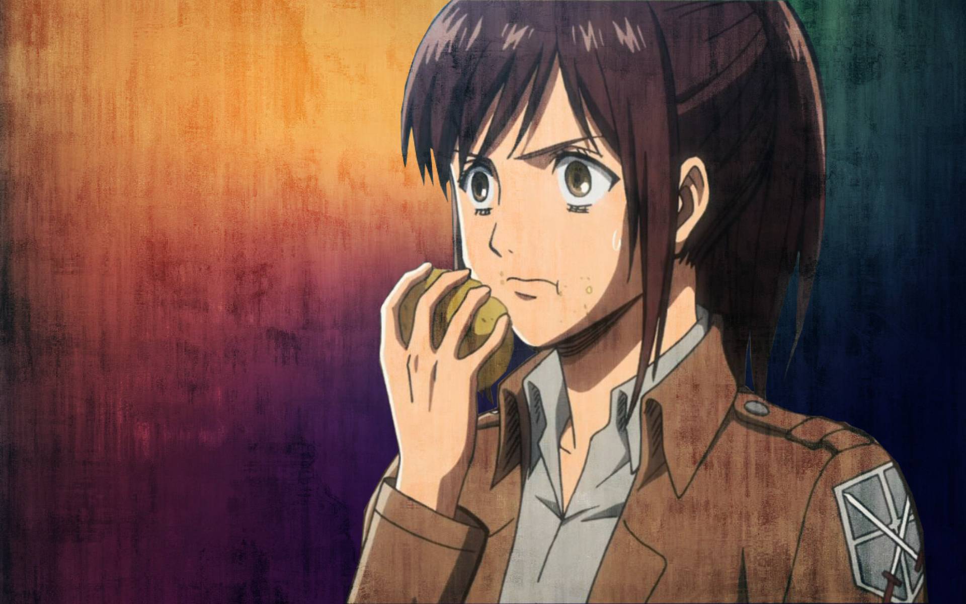 Attack On Titan Sasha Meme - HD Wallpaper 