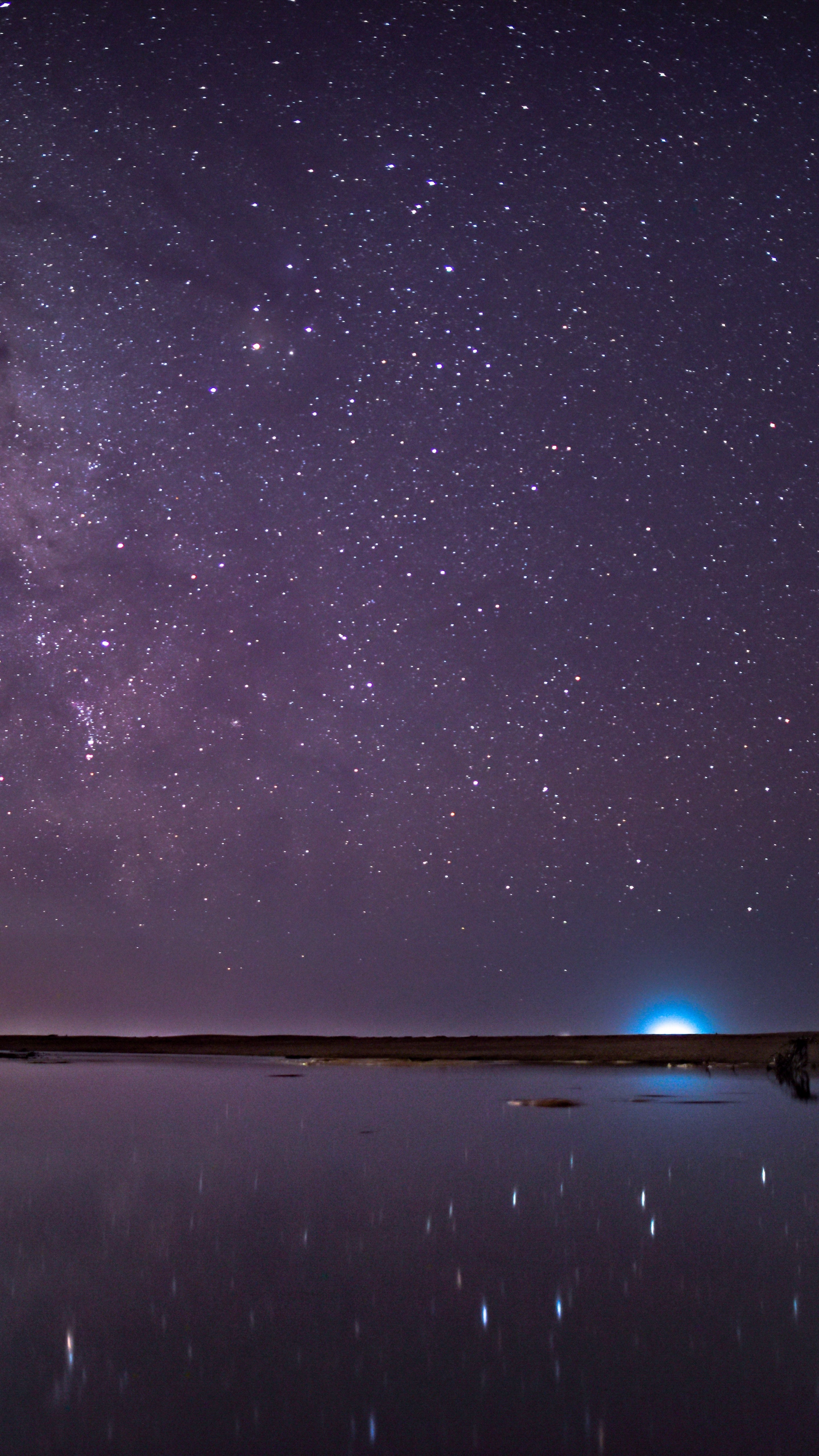 Wallpaper Stars, Starry Sky, Night, Purple - Purple Night Sky Background - HD Wallpaper 