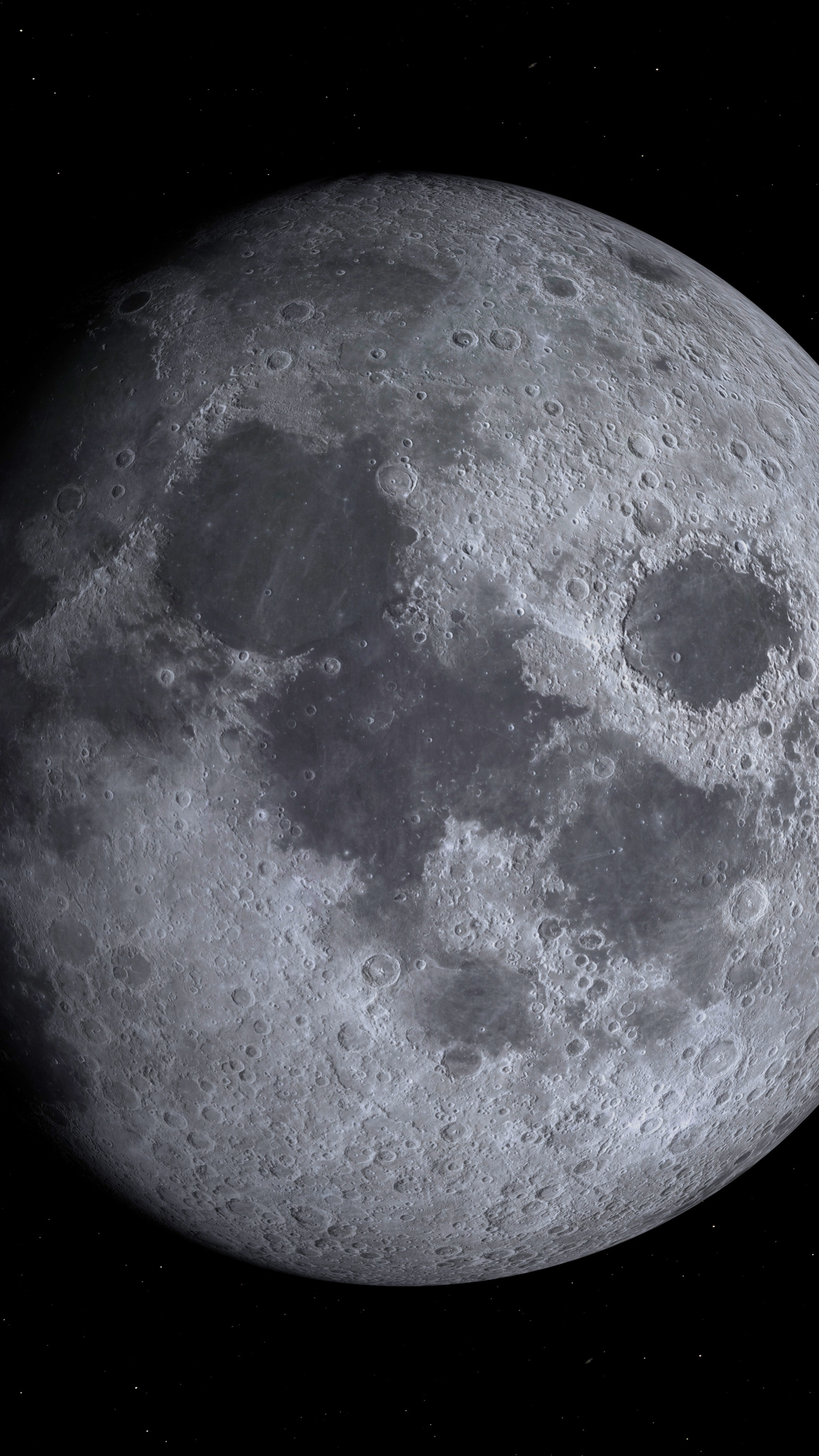 Full Moon, Monochrome, Space, Dark, Wallpaper - Moon Planet - HD Wallpaper 