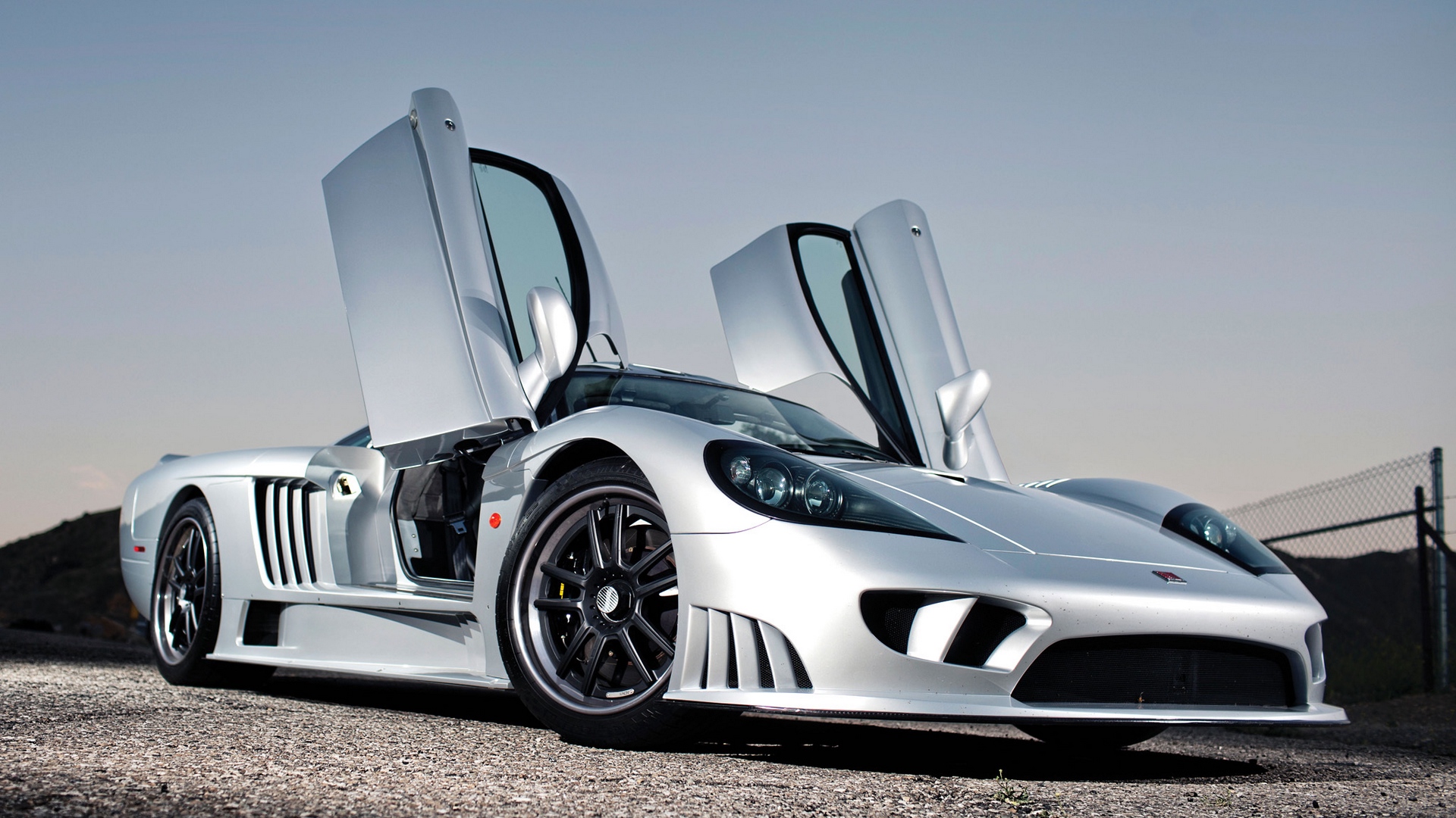 Wallpaper Saleen, S7, Supercar, Side View, Silver - Saleen S7 - HD Wallpaper 