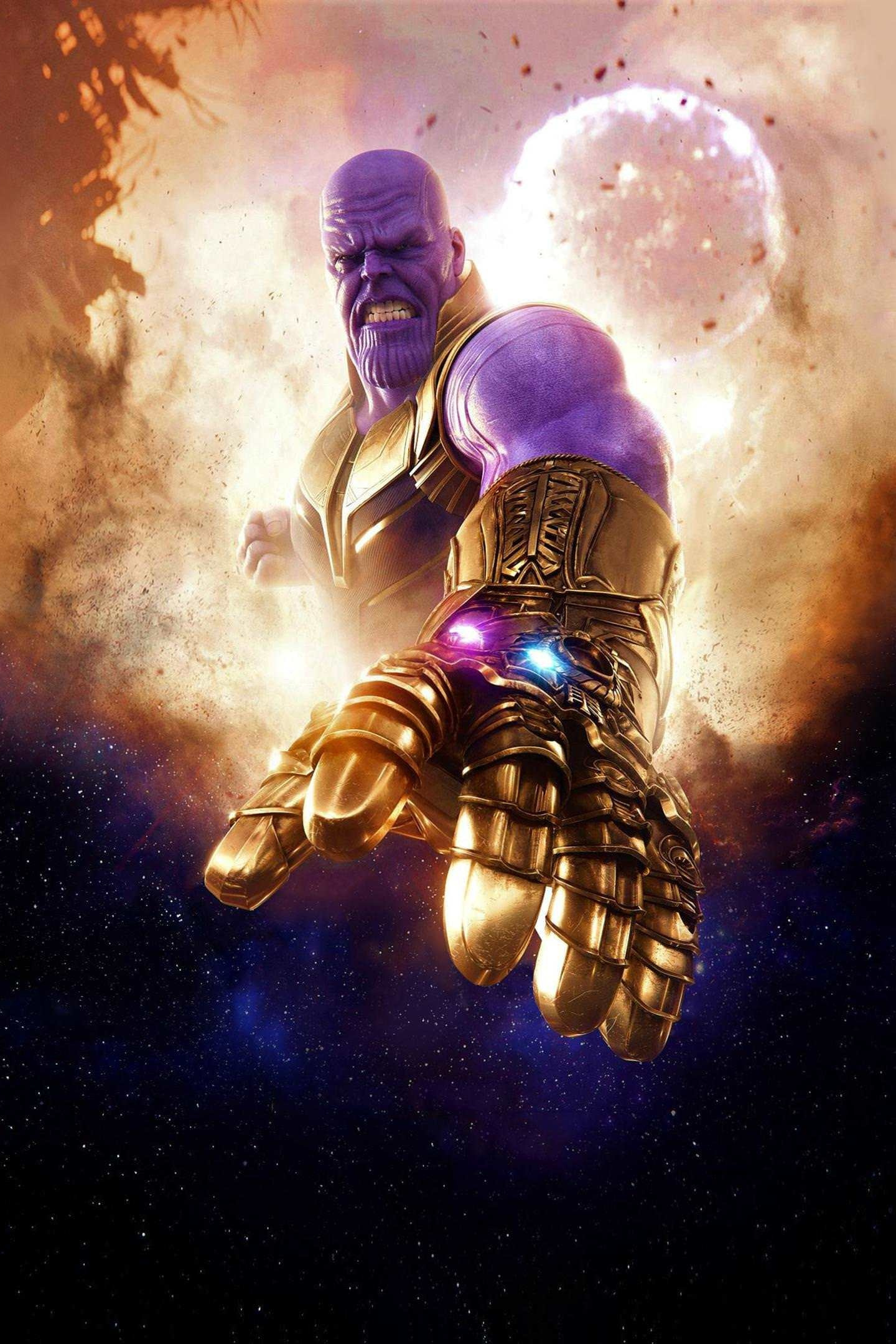 Thanos, Clouds, Avengers - Thanos Wallpaper 4k Iphone - HD Wallpaper 