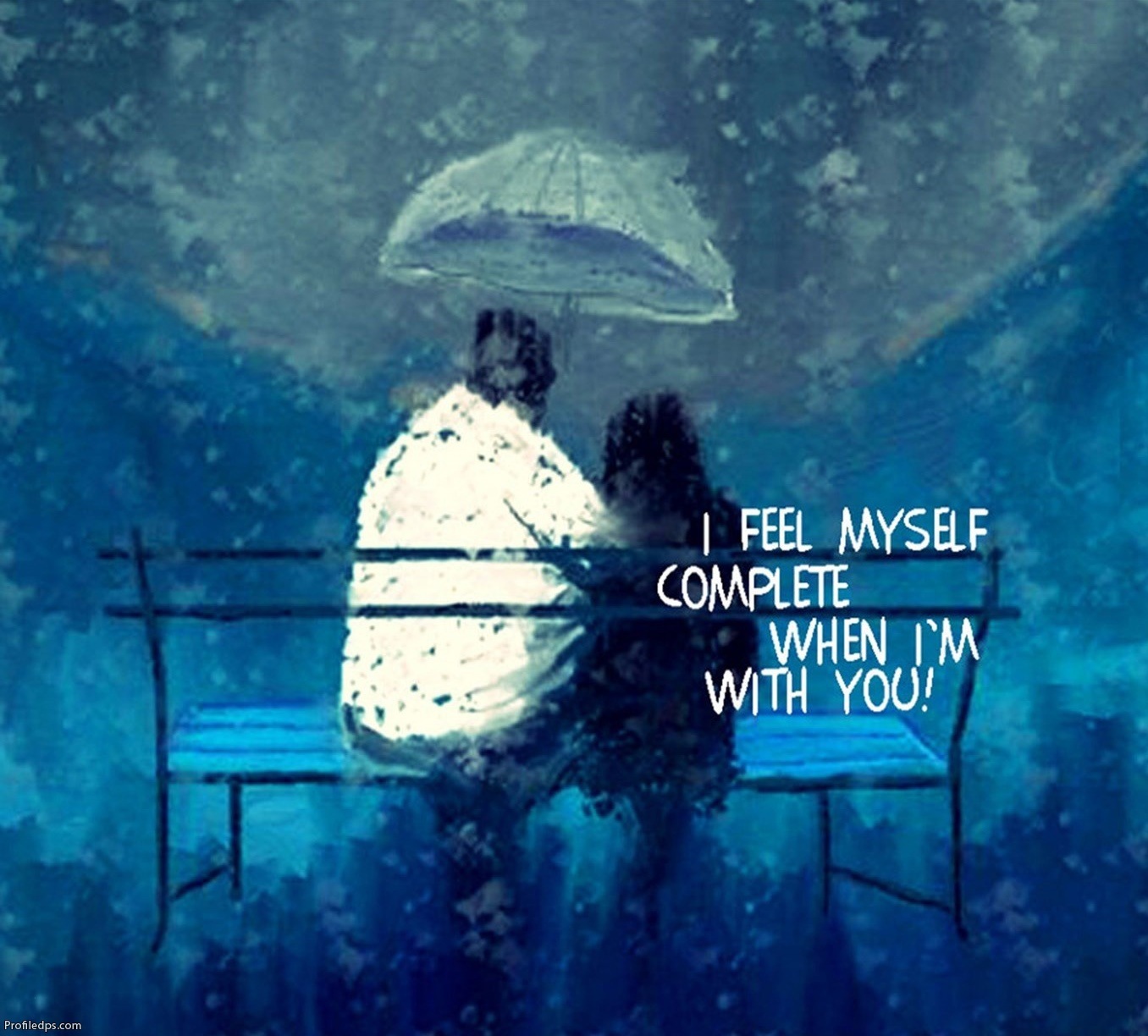 Stylish Wallpapers For Whatsapp - Romantic Couple In Rain - HD Wallpaper 