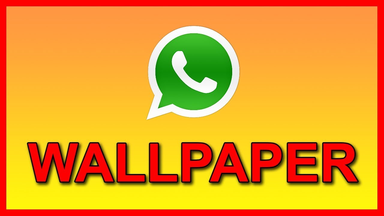 Whatsapp Logo On Yellow Background - HD Wallpaper 