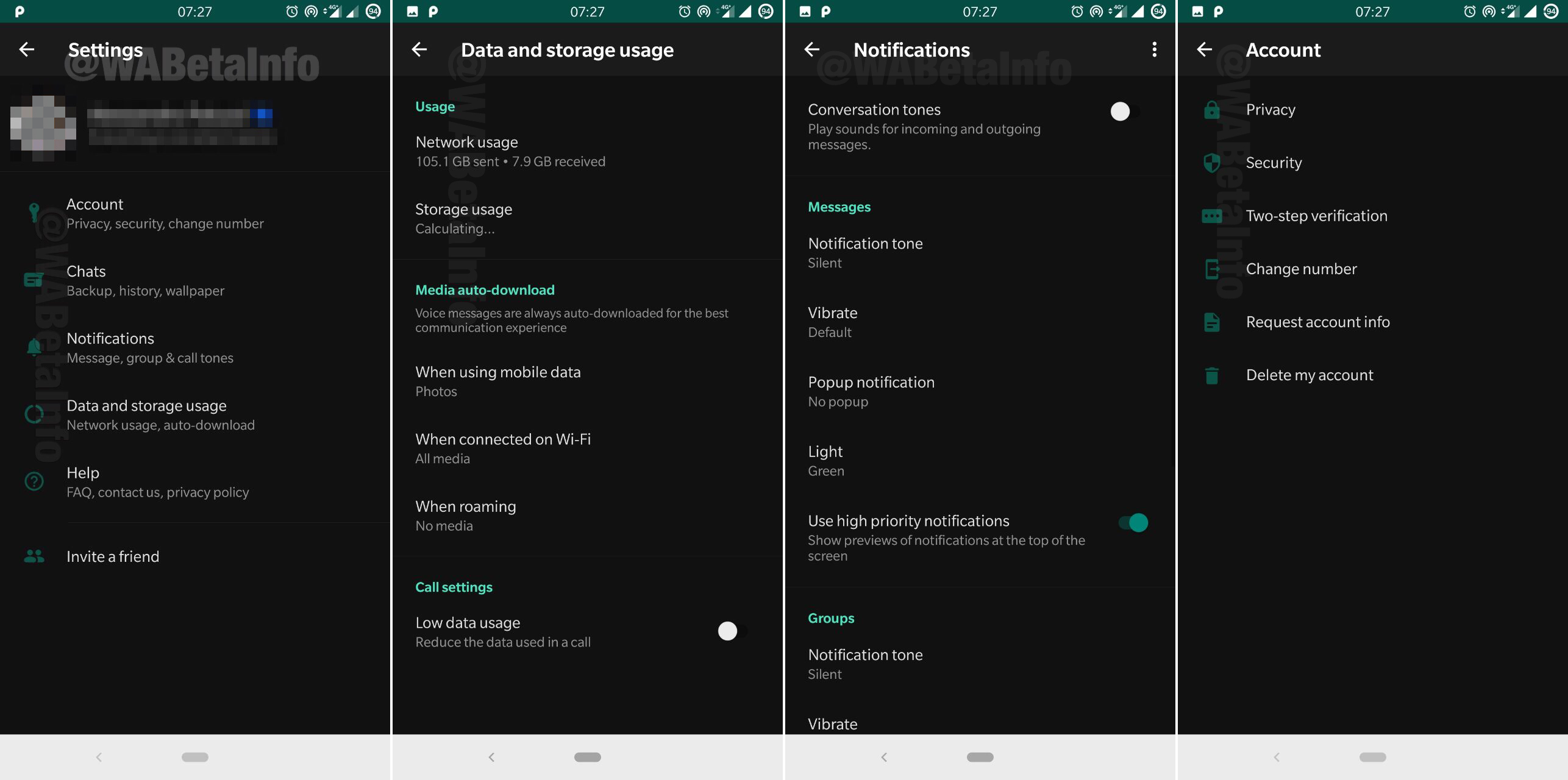Whatsapp Android Dark Mode - HD Wallpaper 