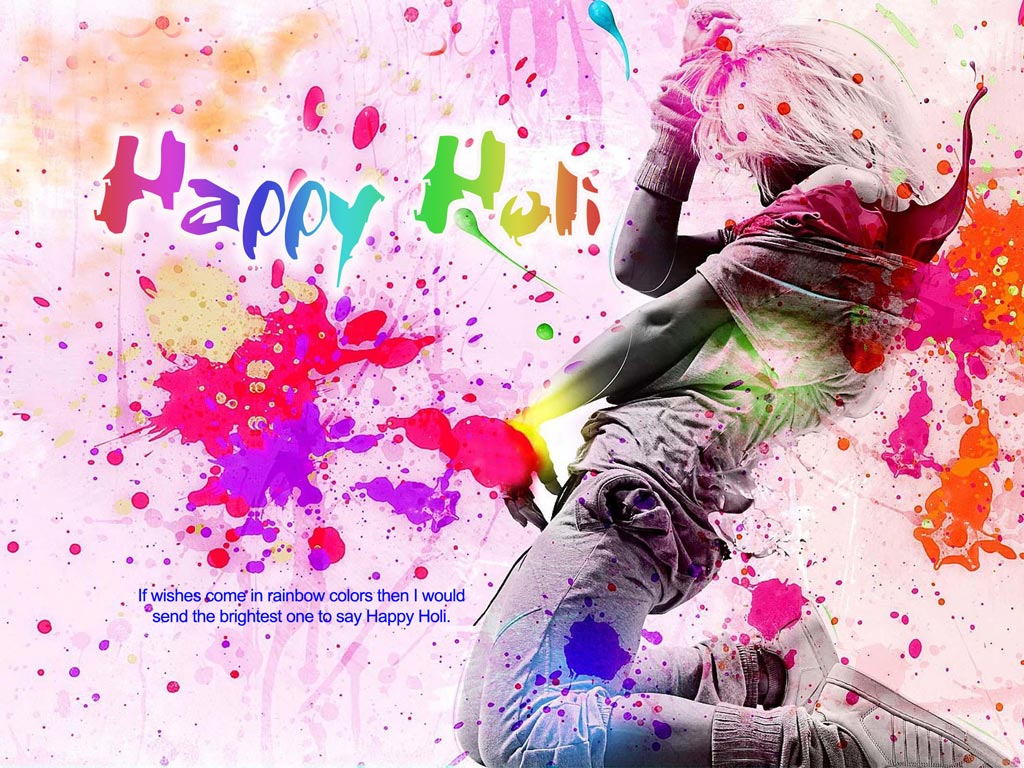 Happy Holi - Full Hd Happy Holi - HD Wallpaper 
