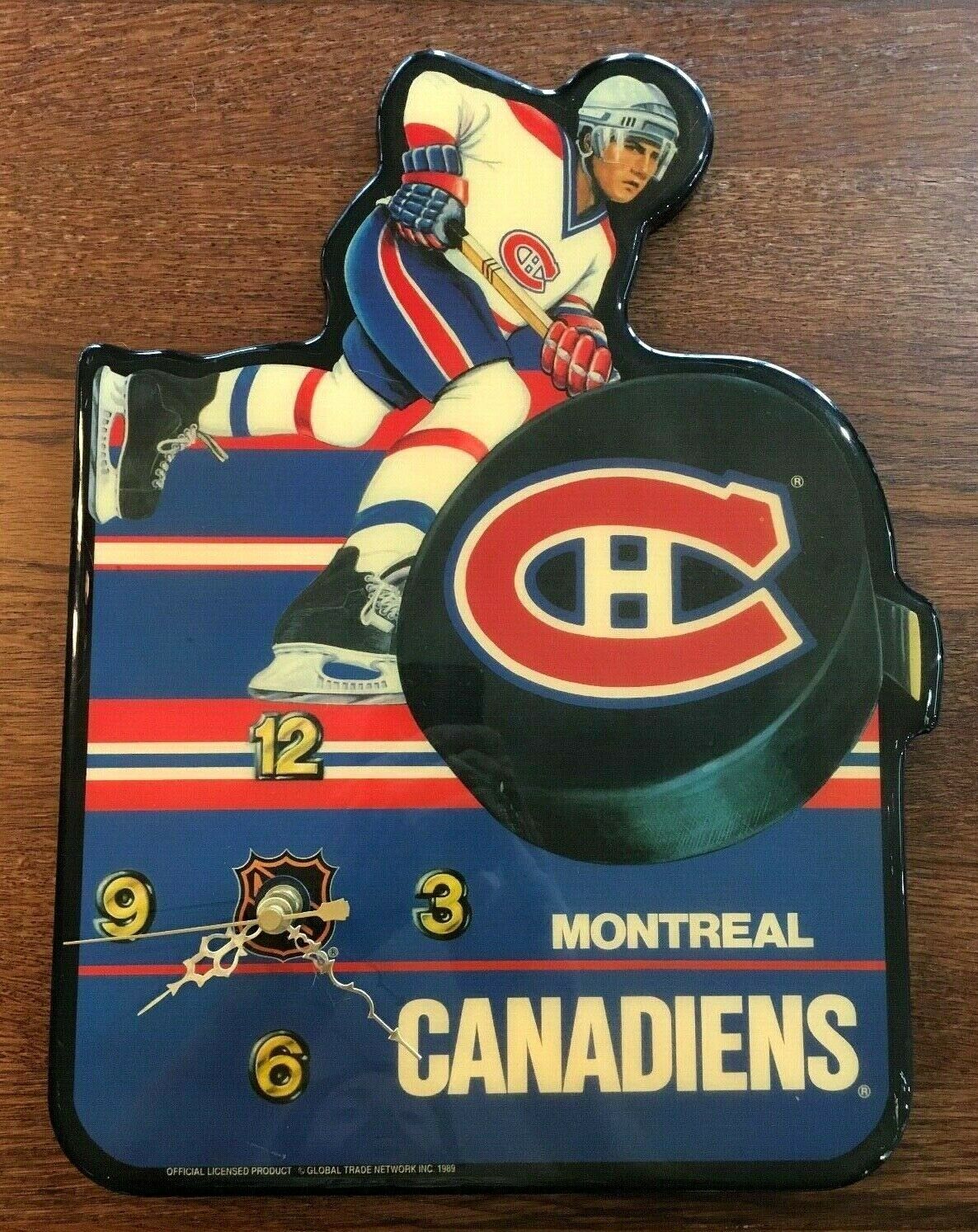 Montreal Canadiens Wooden Clock 1989 - HD Wallpaper 