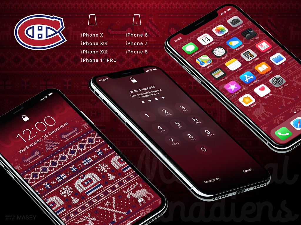 Montreal Canadiens Christmas Ugly Sweater - Montreal Canadiens - HD Wallpaper 