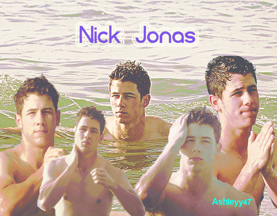 Nick Jonas Shirtless 2011 - HD Wallpaper 