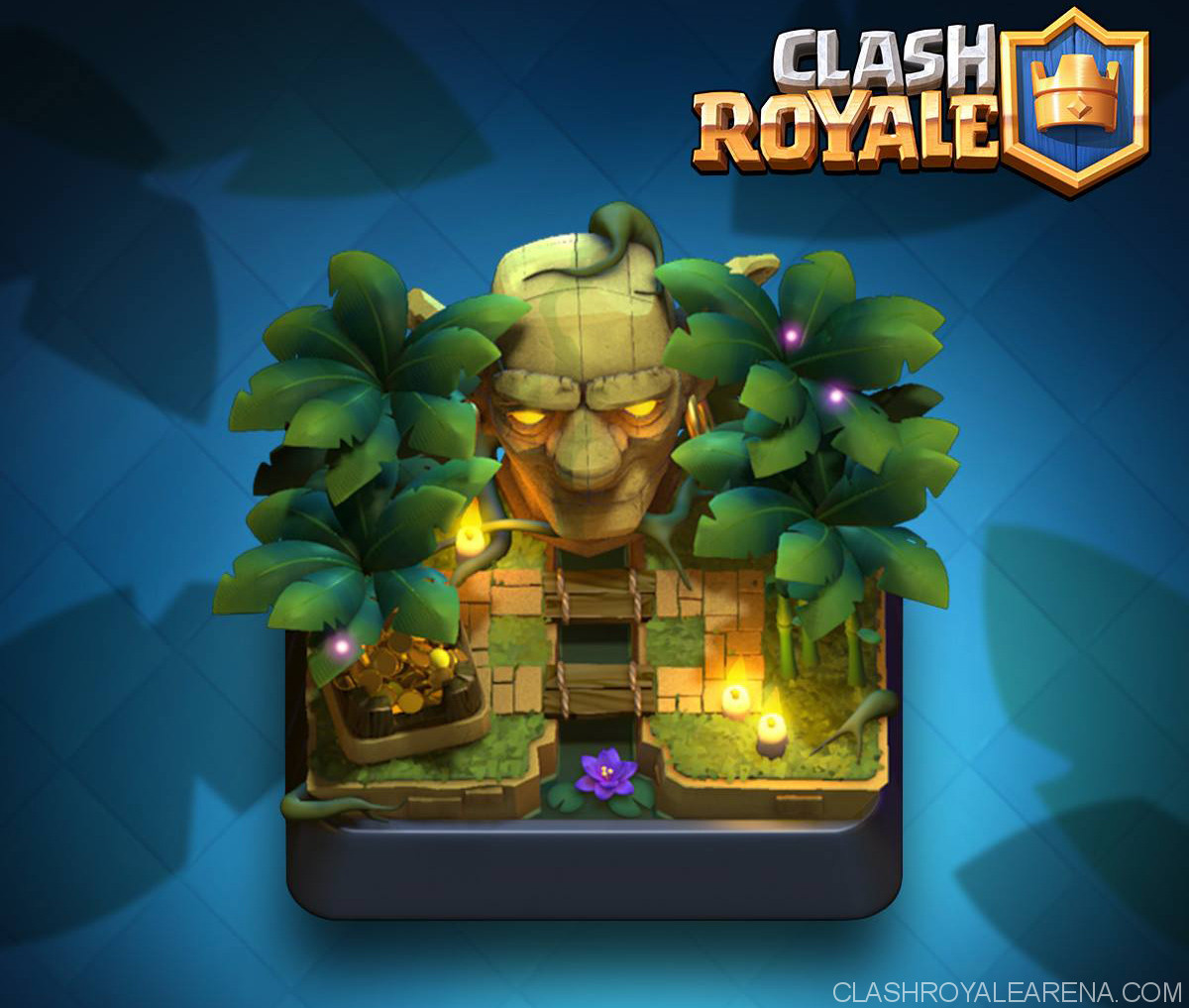 Clash Royale Jungle Arena - HD Wallpaper 
