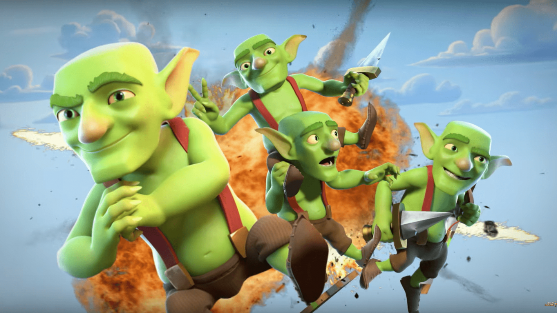 Clash Royale Goblin - HD Wallpaper 