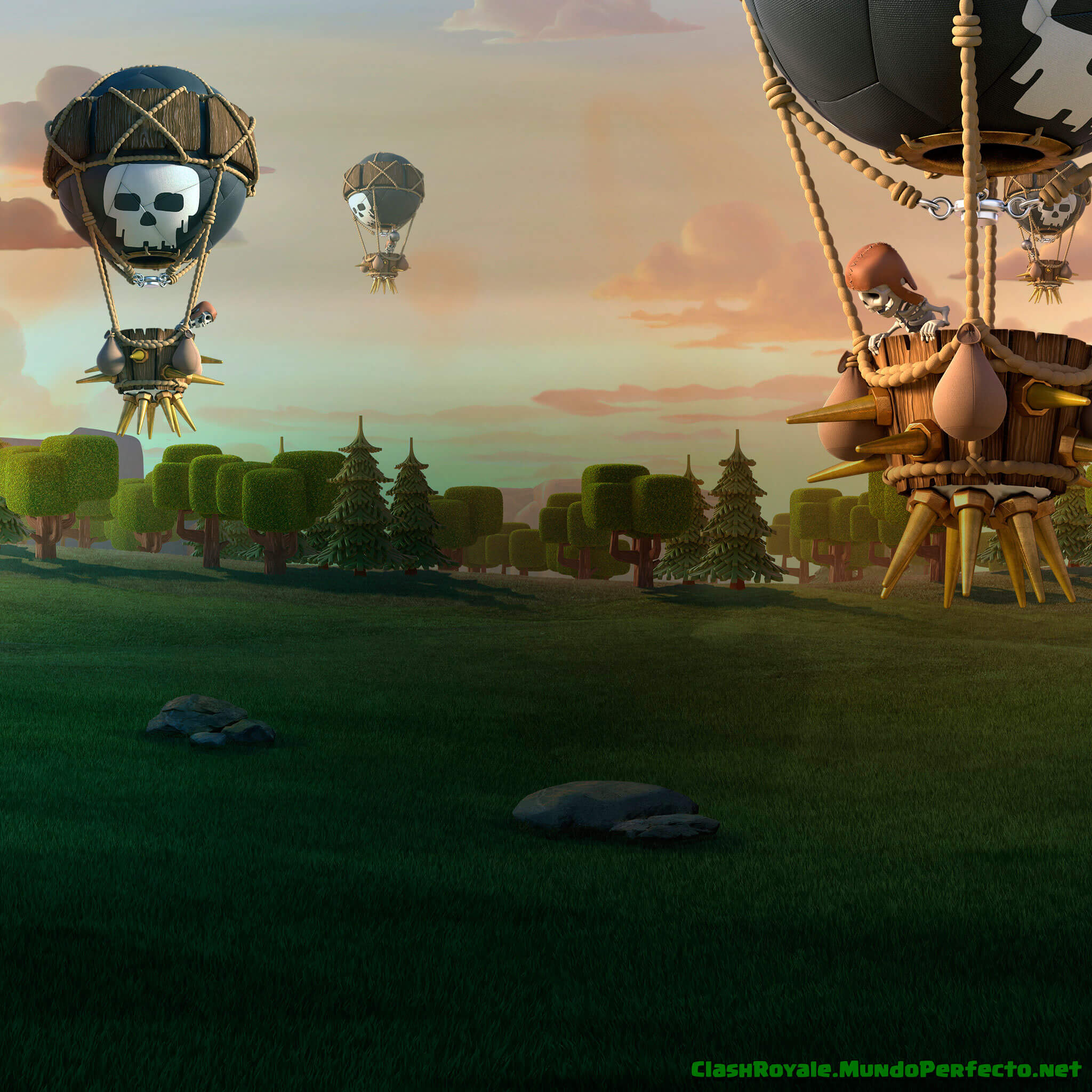 Globo2 Clash Royal Wallpaper - Background Of Clash Of Clans - HD Wallpaper 