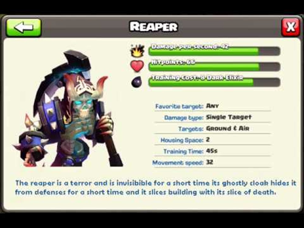 Clash Of Clans New Troop Reaper - Lava Hound Stats Coc - HD Wallpaper 
