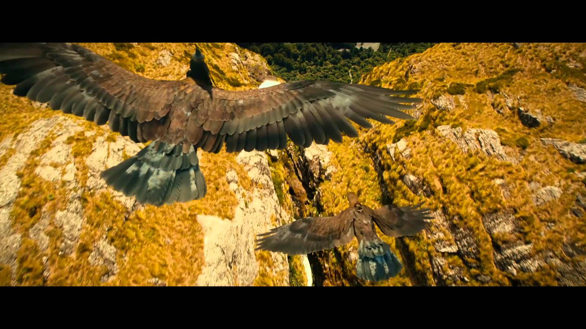 Golden Eagles Wallpaper - Riding Eagles The Hobbit - HD Wallpaper 
