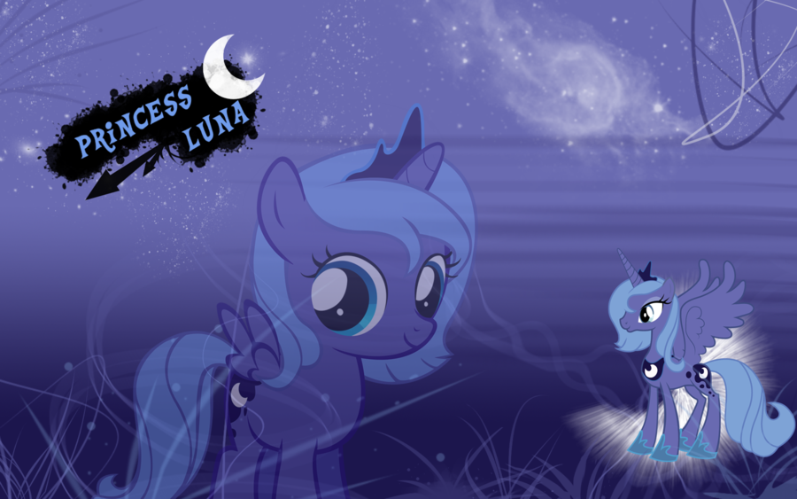 Princess Luna Wallpaper - Pony Friendship Is Magic Luna - HD Wallpaper 