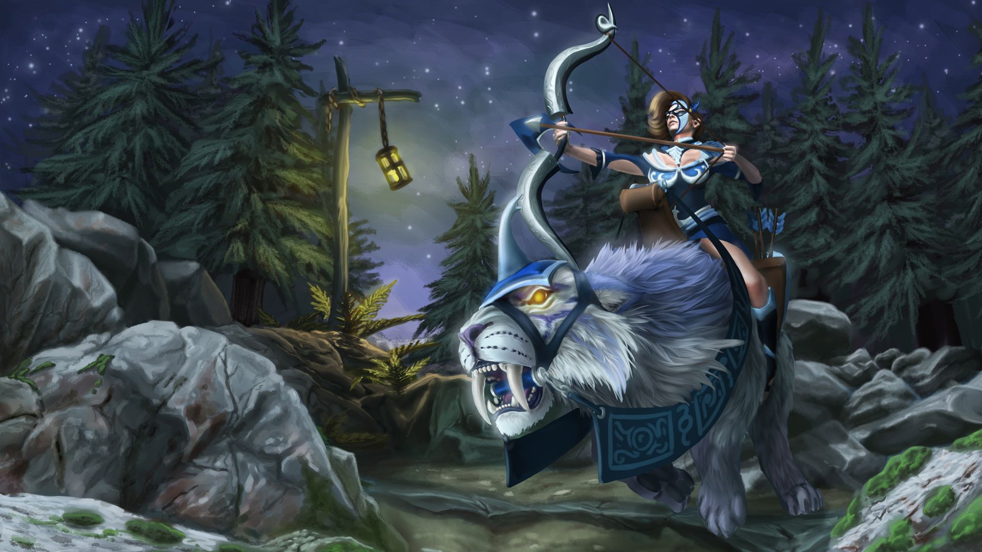 Hd Wallpaper Mirana Dota 2 - HD Wallpaper 
