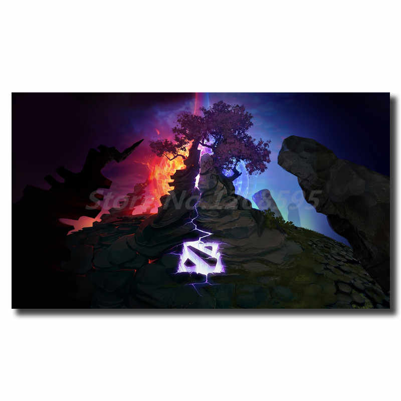 Dota 2 Epic Logo Wallpaper Wall Art Canvas Poster And - Ultra Hd Dota 2 Wallpaper 4k - HD Wallpaper 