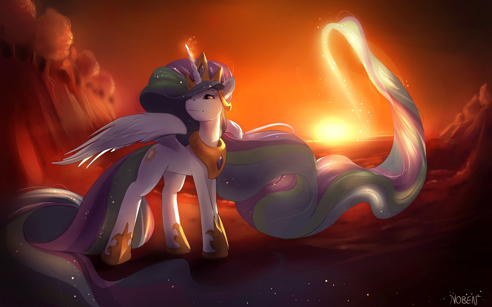 Princess Celestia Princess Luna Rainbow Dash Twilight - My Little Pony Fan Art Hd - HD Wallpaper 