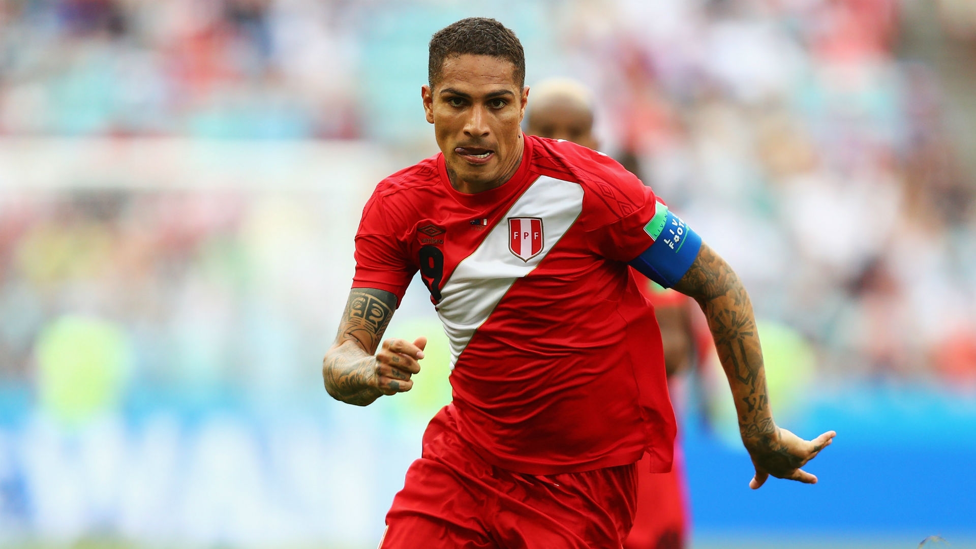 Peru Captain Paolo Guerrero In Action At The World - Copa America Paolo Guerrero - HD Wallpaper 