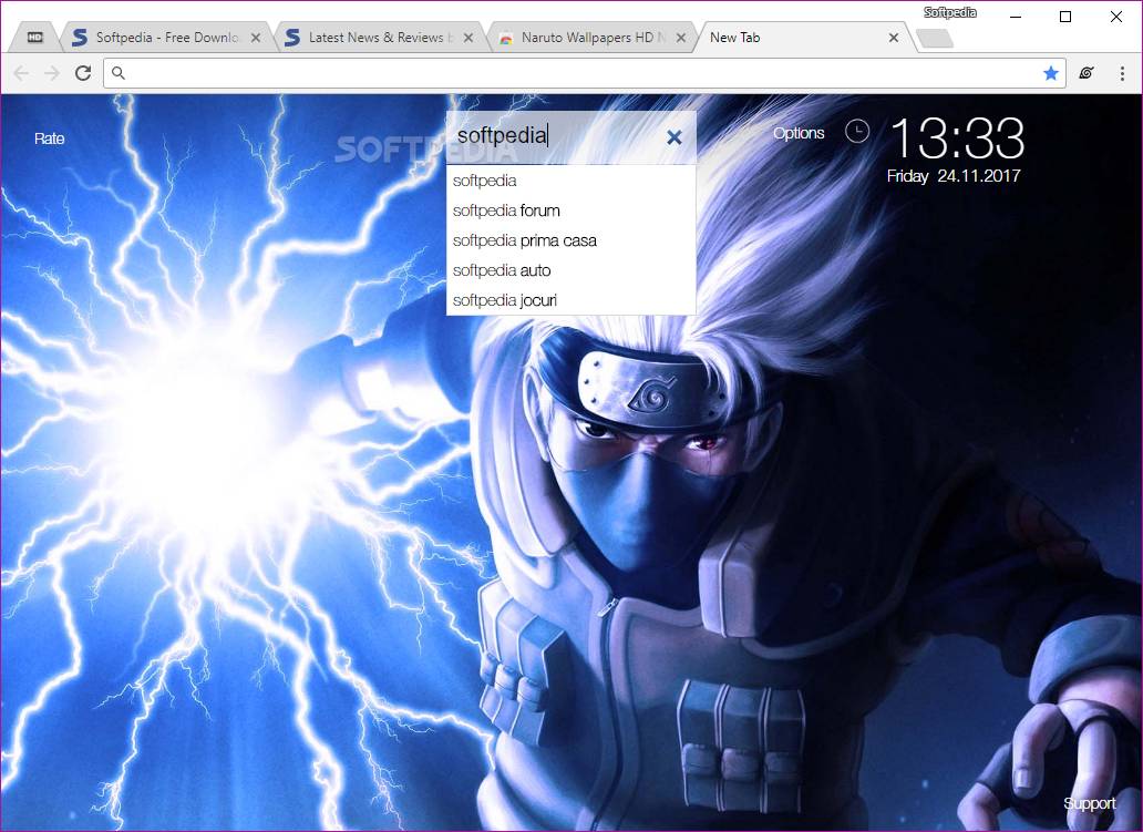 Lighting Blade Naruto - HD Wallpaper 