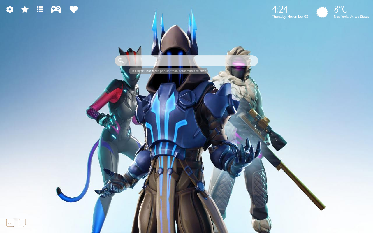 The Ice King Fortnite Skin Wallpaper New Tab - Ice King Fortnite Lynx Skin - HD Wallpaper 
