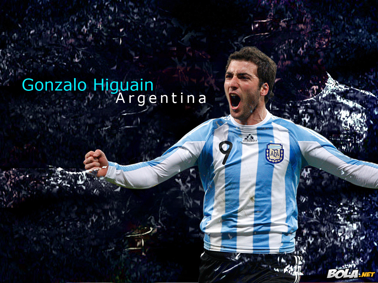 Gonzalo Higuain Wallpaper - Argentina Cool Wallpaper Higuain - HD Wallpaper 