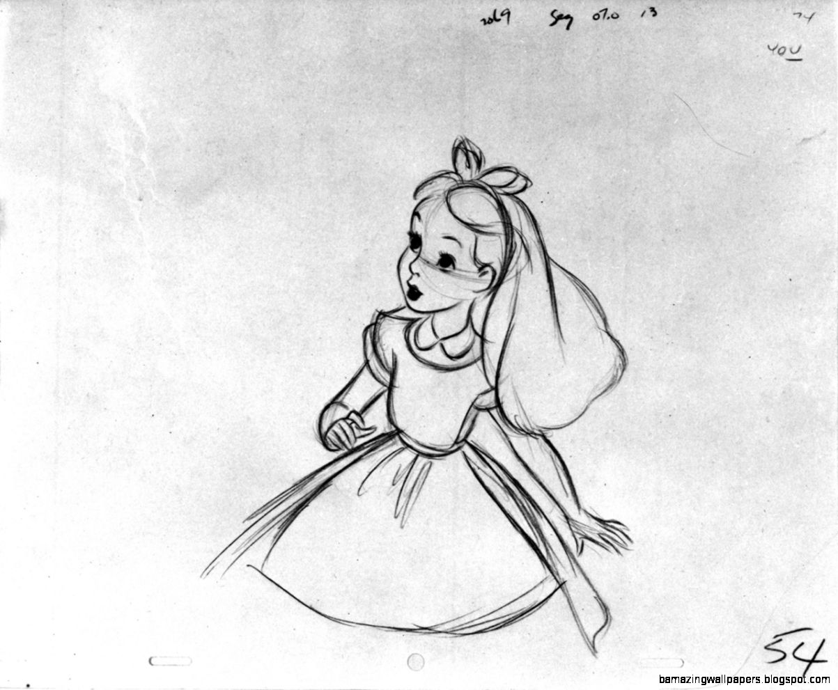 Diehard Disney Milt Kahl39s Animation Drawings For Alice Im Wunderland Gezeichnet 1203x991 Wallpaper Teahub Io