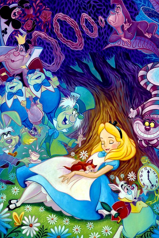 Alice, Disney, And Alice In Wonderland Image - Alice In Wonderland Phone - HD Wallpaper 