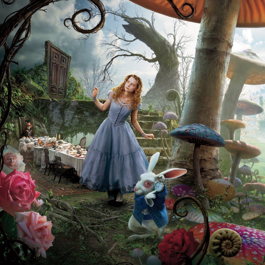Alice In Wonderland Wallpaper - Canada's Wonderland - 1024x1024 Wallpaper -  