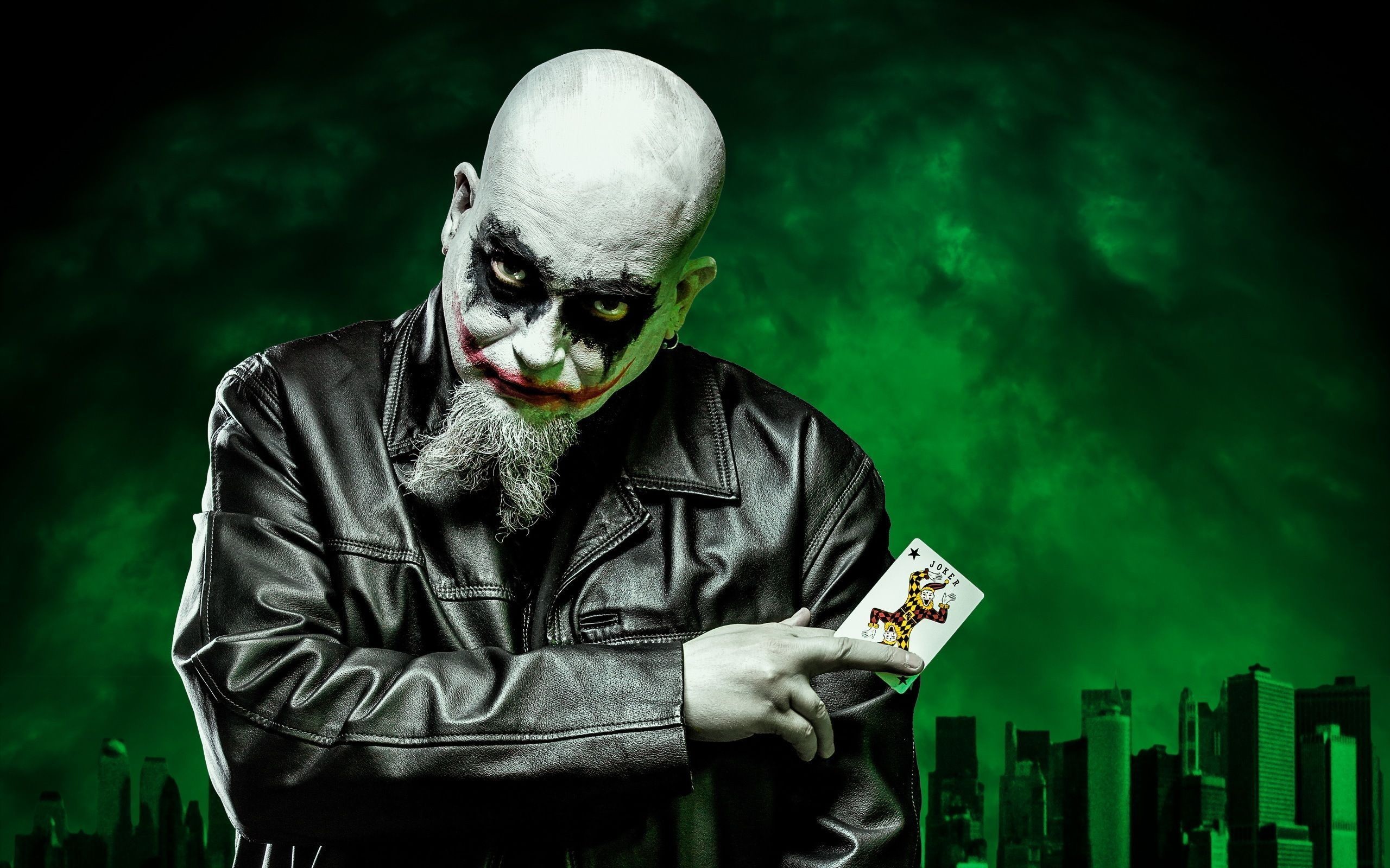 2560x1600, - Joker Clown Evil - HD Wallpaper 