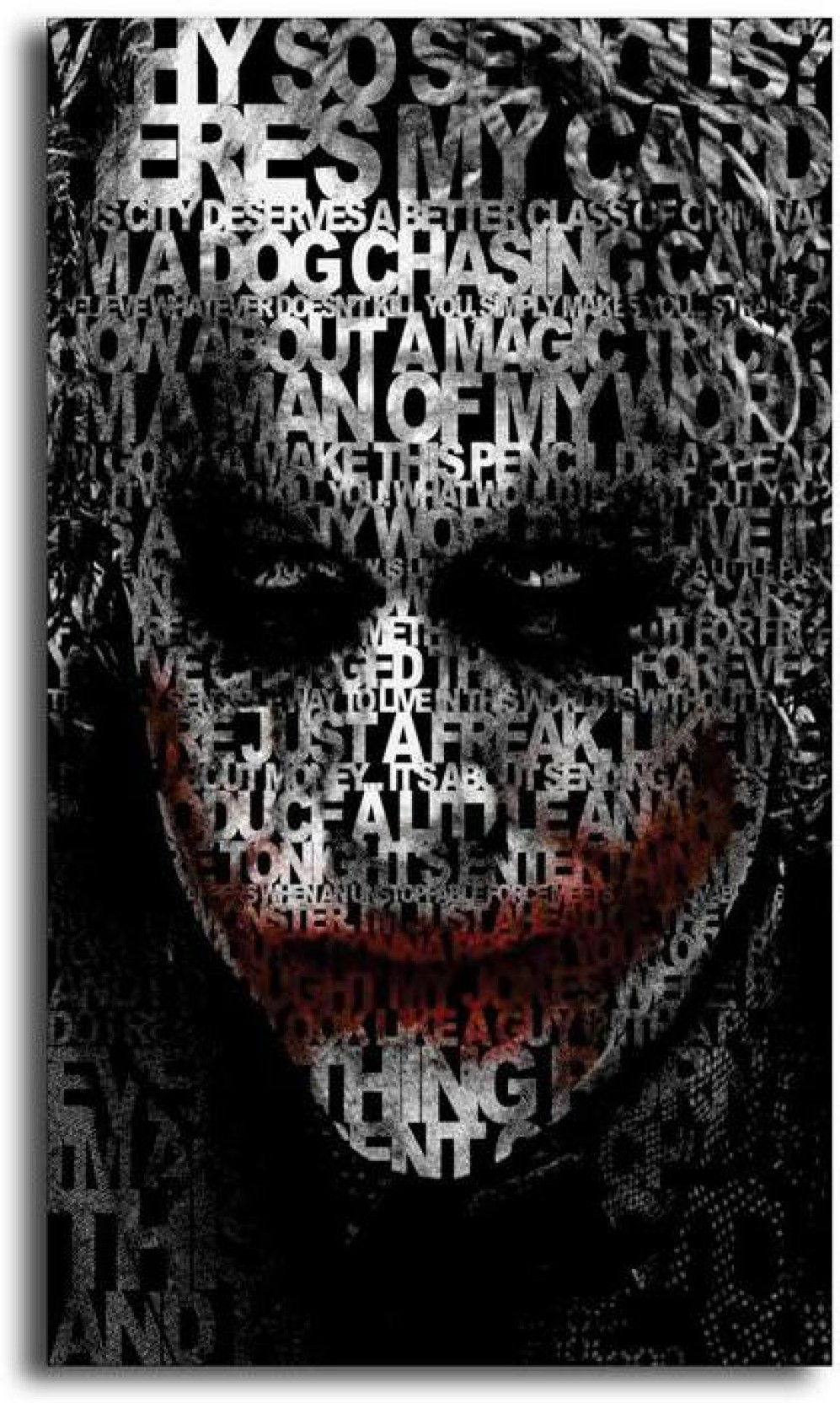 Heath Ledger Joker 3d - 997x1664 Wallpaper 