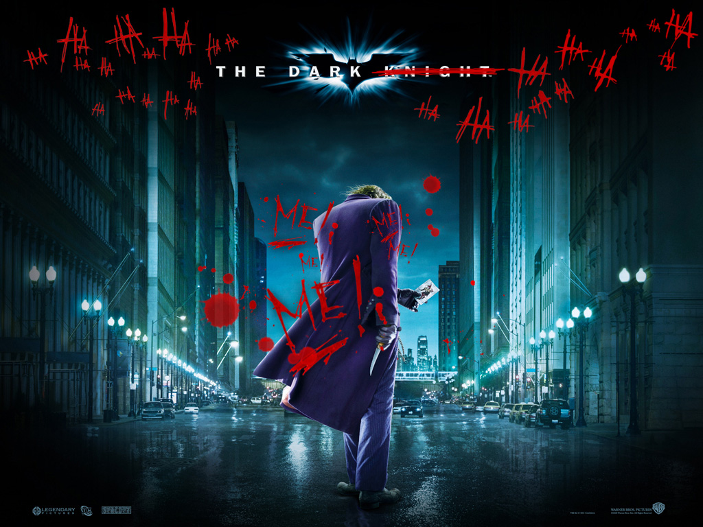 Heath Ledger In The Dark Knight Wallpaper - Dark Knight - HD Wallpaper 