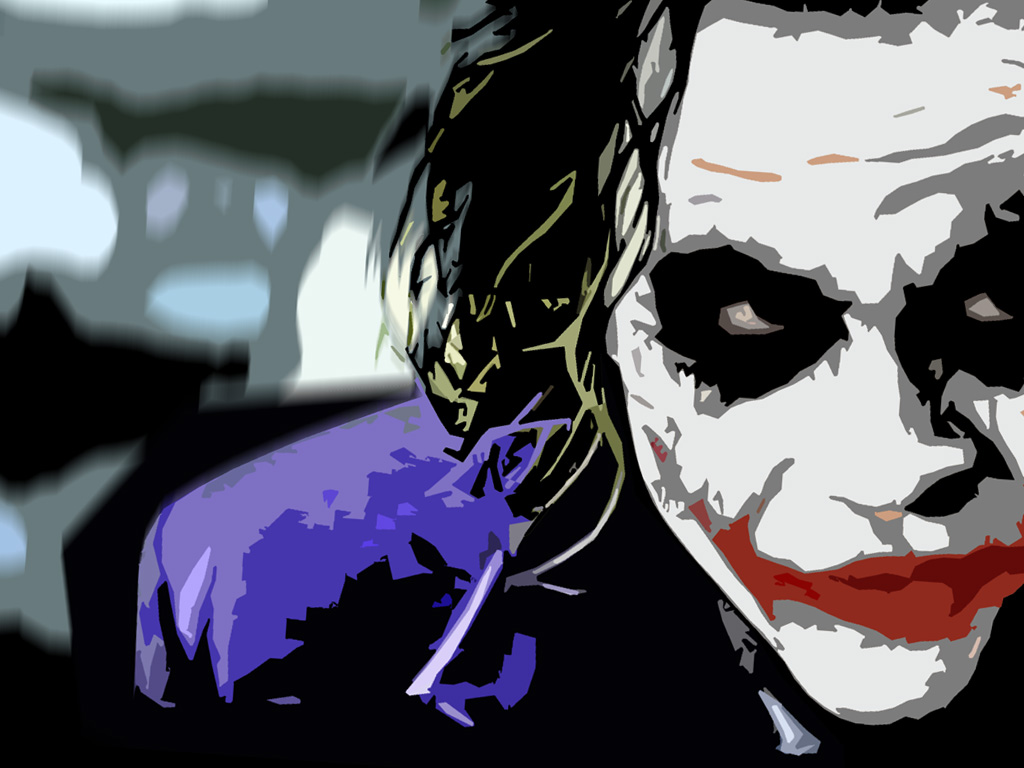 Joker - Joker Heath Ledger Pop Art - HD Wallpaper 