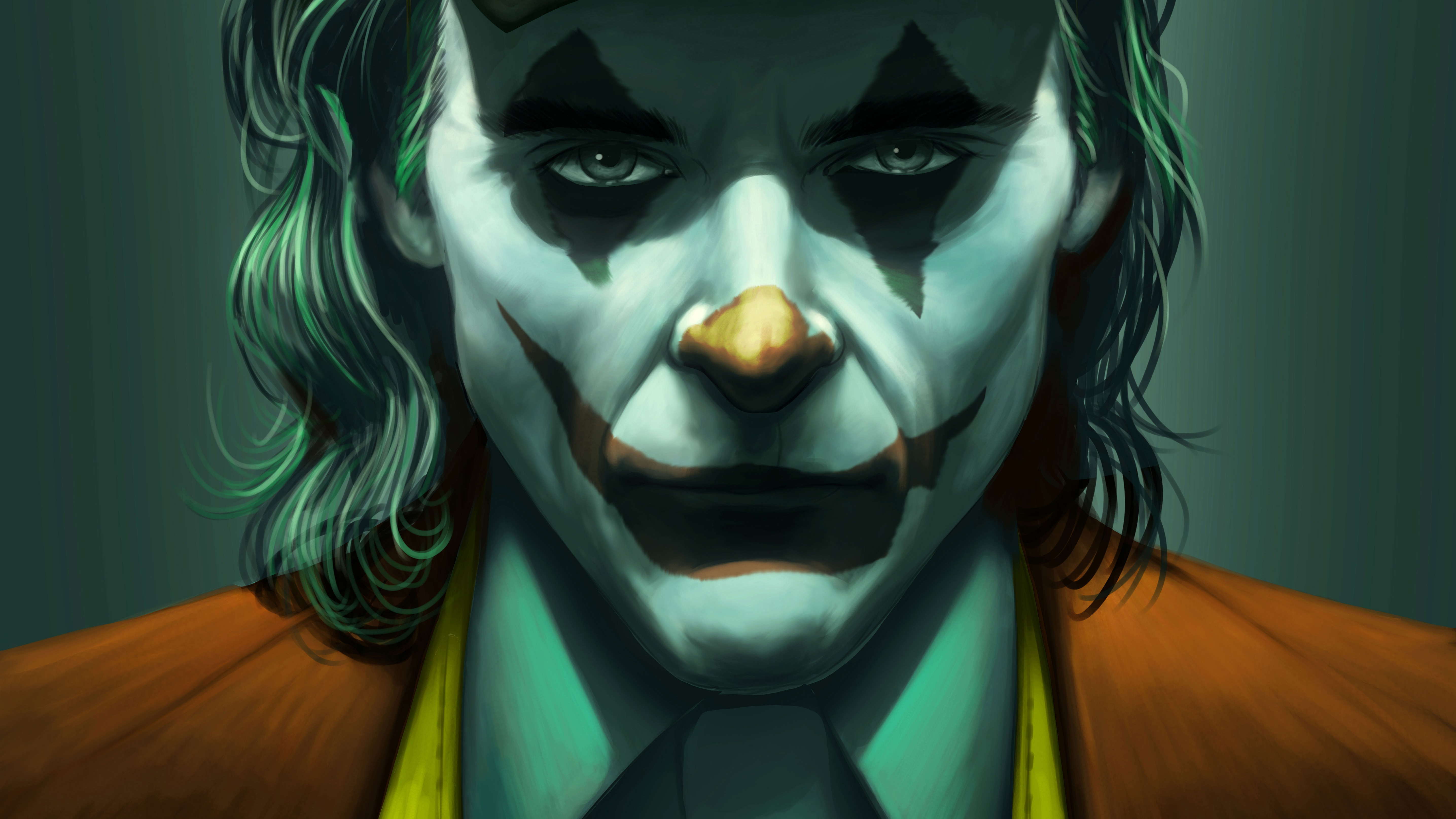 Joker Green Art - Joker Wallpaper 4k - HD Wallpaper 