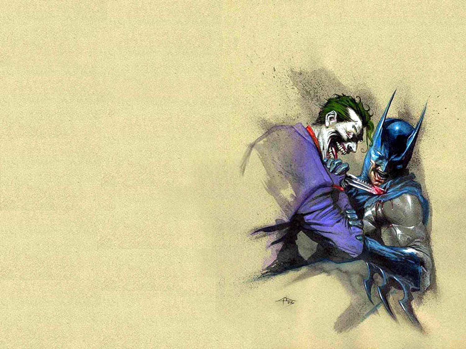 Batman Joker Hd Wallpaper - HD Wallpaper 