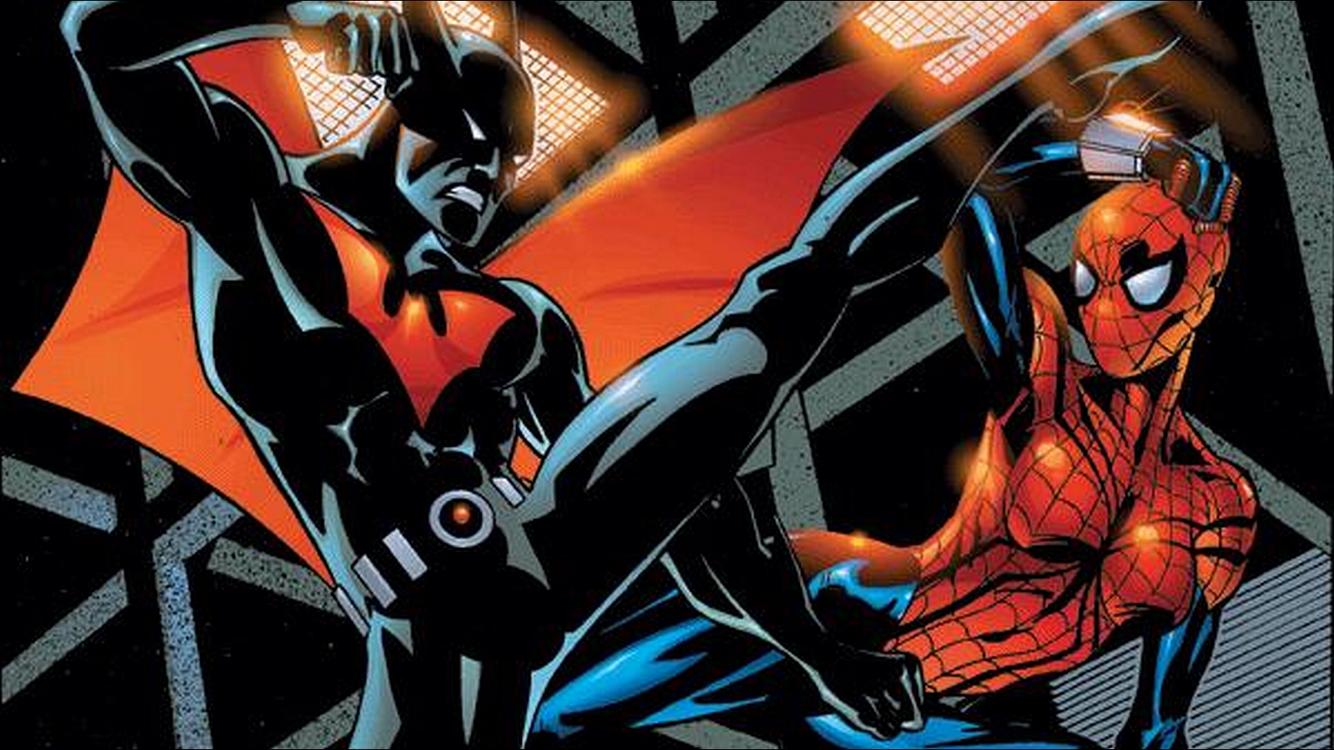 Batman Beyond Spider Girl - HD Wallpaper 