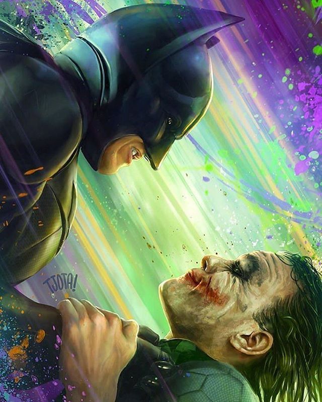 Guason Y Batman - HD Wallpaper 