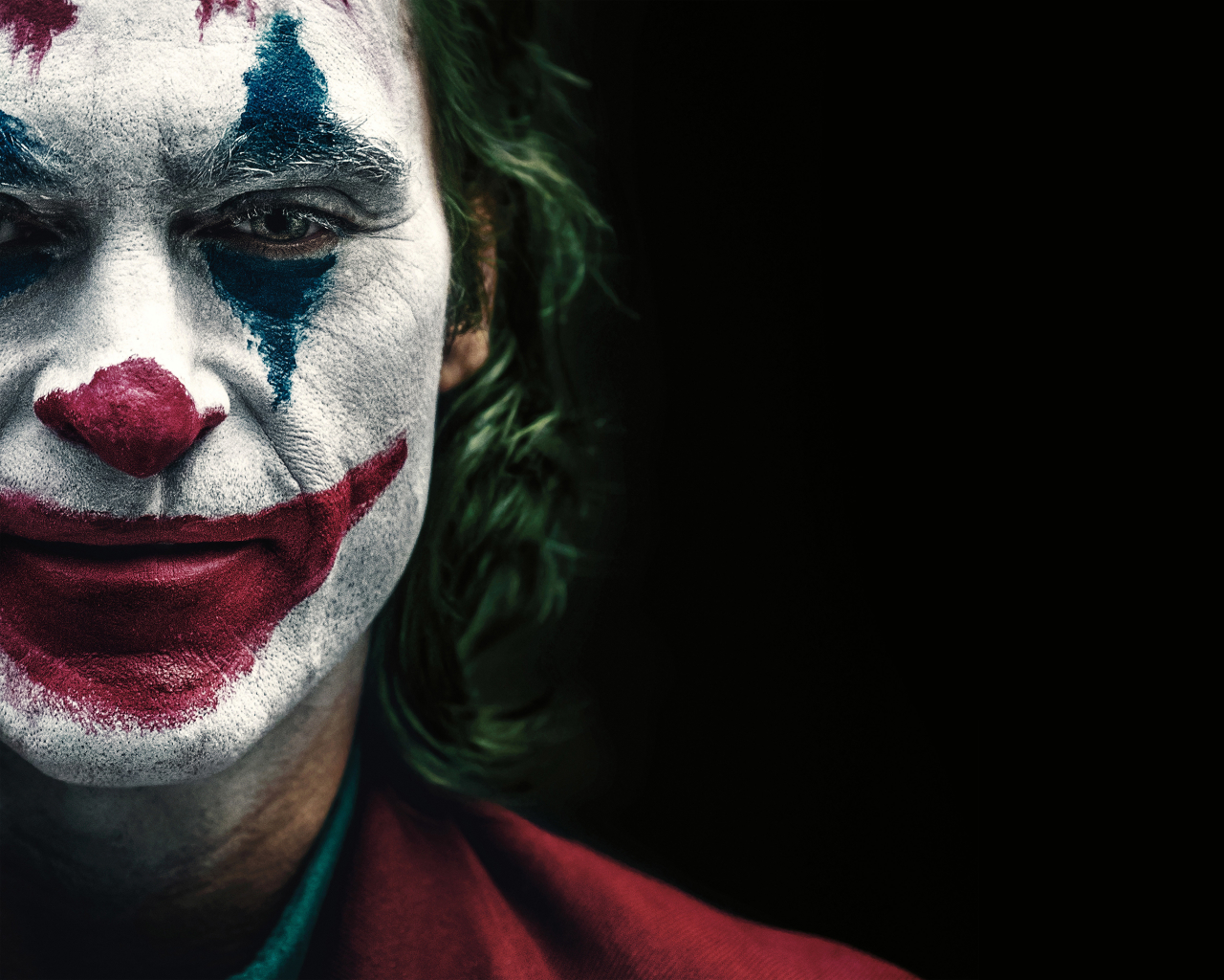 Joaquin Phoenix Joker Face - 1280x1024 Wallpaper 