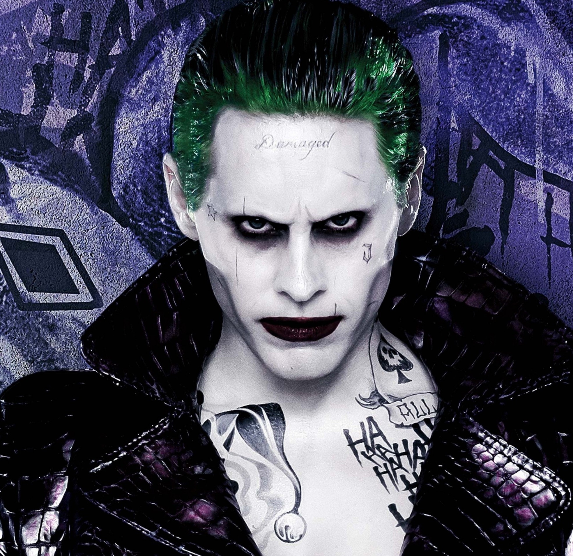 Suicide Squad, Jared Leto, The Joker, Tattoos - Joker Suicide Squad 2 - HD Wallpaper 