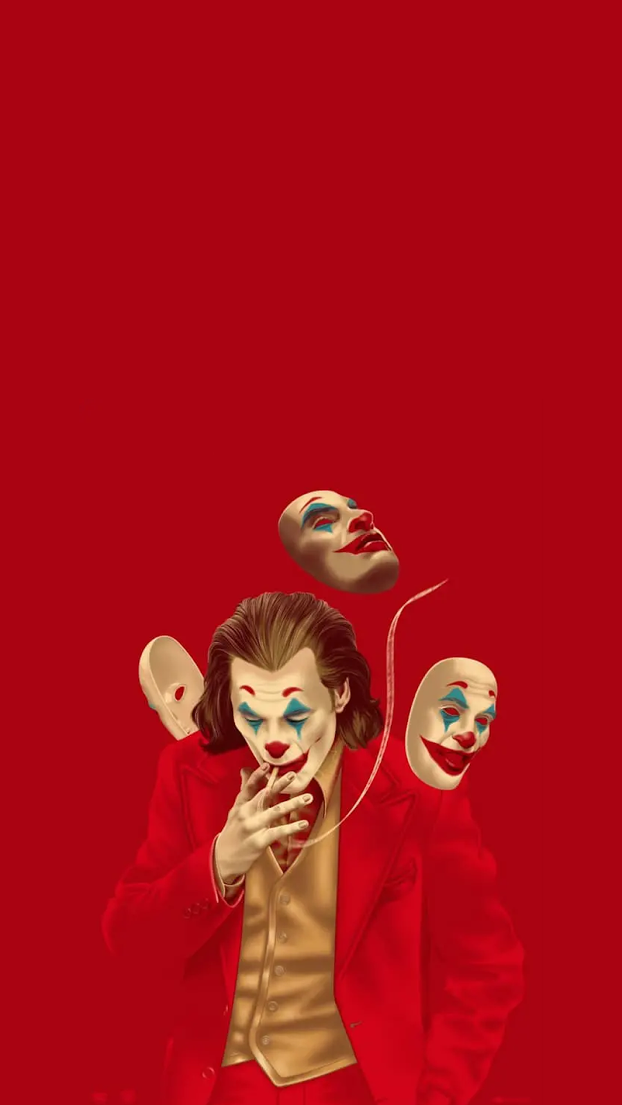 Joker Smoking Wallpaper - Joker De Joaquin Phoenix Riendo - 900x1600  Wallpaper 