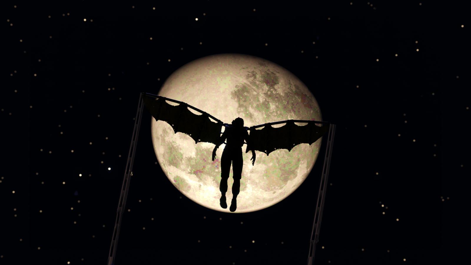The New Bat-signal - Outer Space - HD Wallpaper 