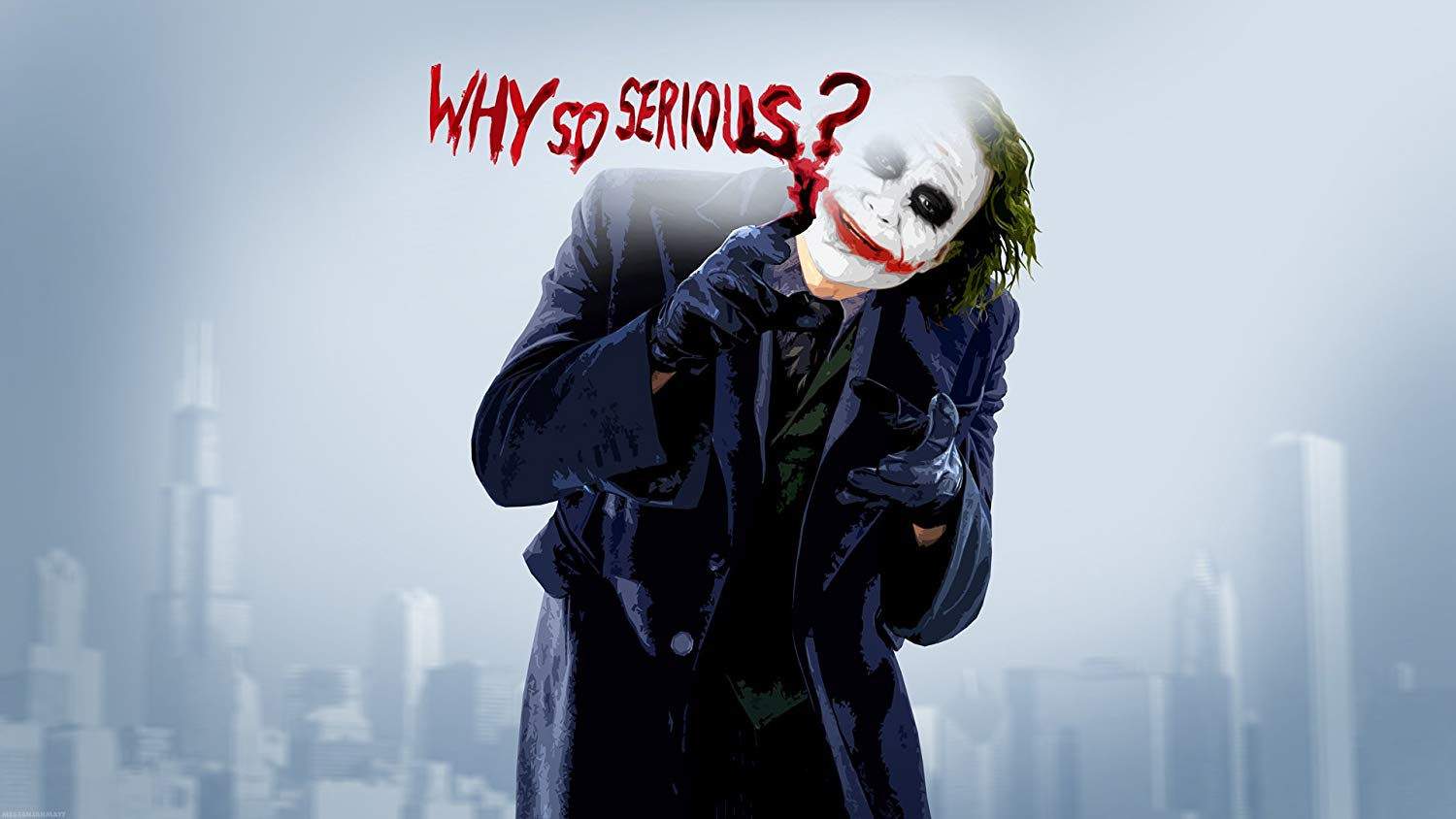 Joker Why So Serious - HD Wallpaper 