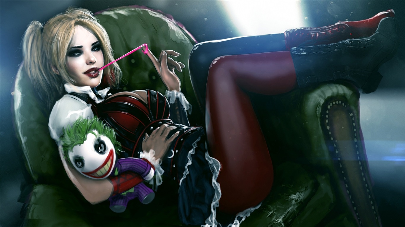 Harley Quinn Joker Wallpaper Hd - HD Wallpaper 