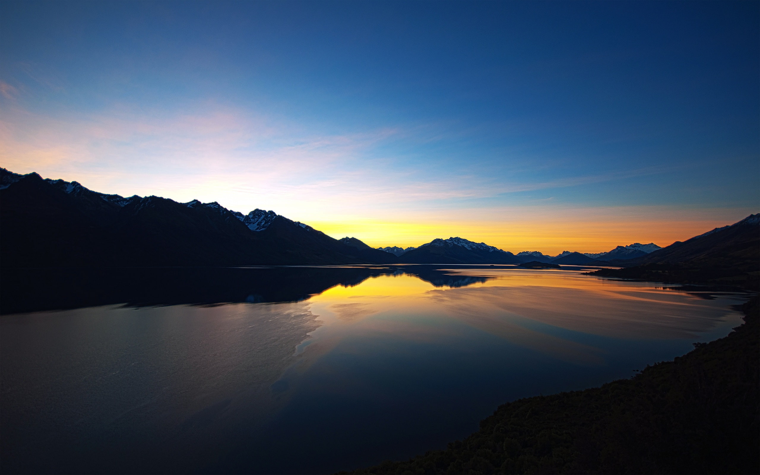 Beautiful Mountain Scenery Sunset - HD Wallpaper 