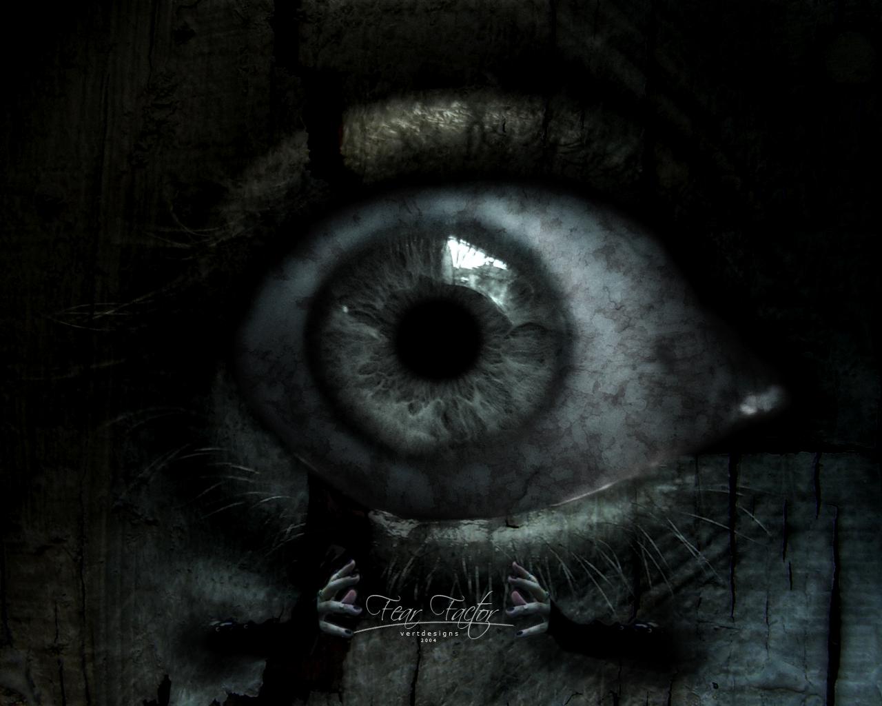 Fear Wallpaper - Eyes Fear - HD Wallpaper 