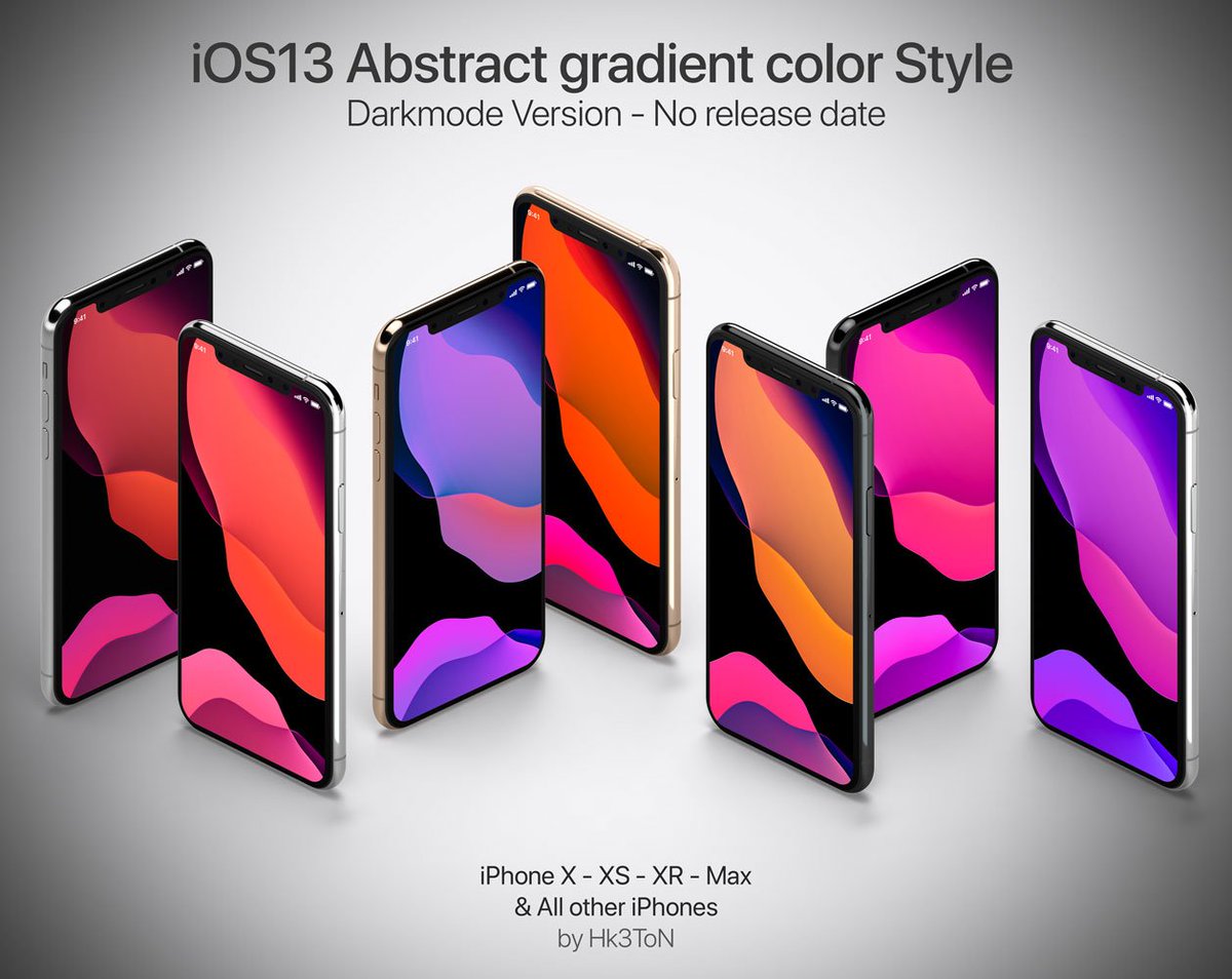 Ios 13 Style Abstract Gradient Color - HD Wallpaper 