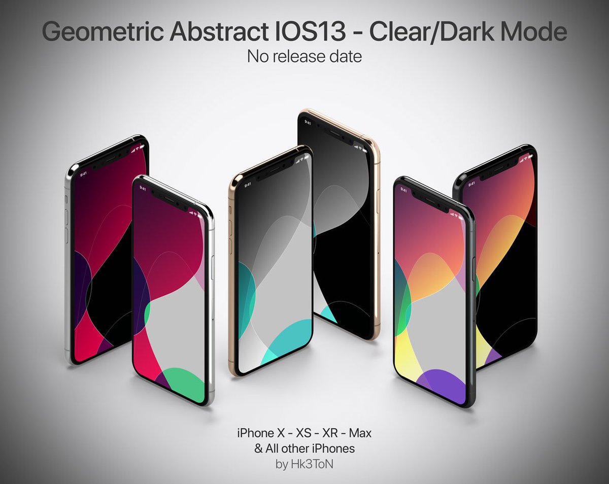 Ios 13 Style Abstract Gradient Color - HD Wallpaper 