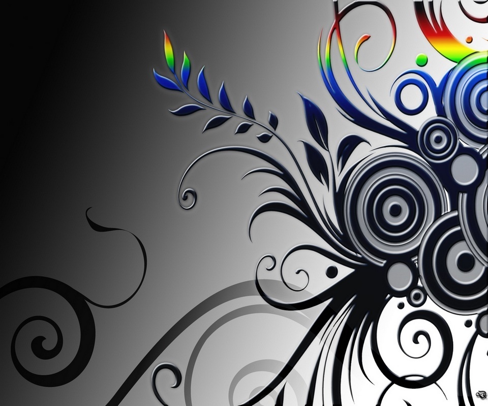 Black And White Background For Pc - HD Wallpaper 
